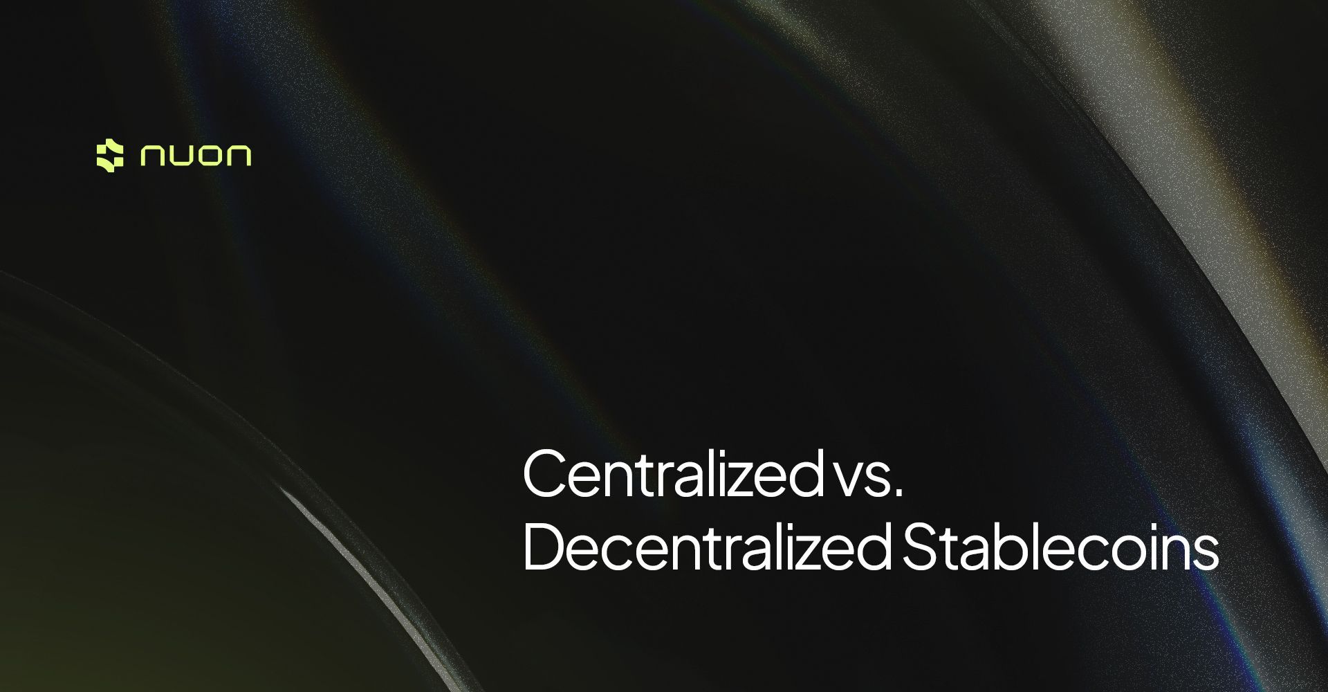Centralized vs. decentralized stablecoins