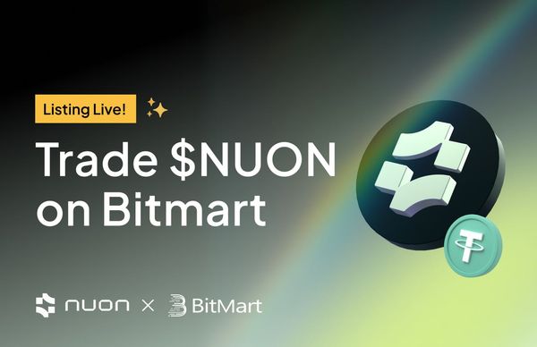 Nuon is Listed on Bitmart Exchange